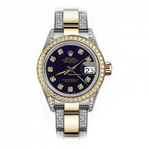 Terrific Replica Rolex Datejust 68173 Automatic Movement 31mm Gold/steel Case Womens Watch