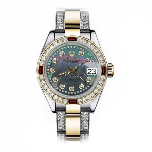 Great Clone Rolex Datejust 16013 Automatic Movement 36mm Gold/steel Case Mens/unisex Watch