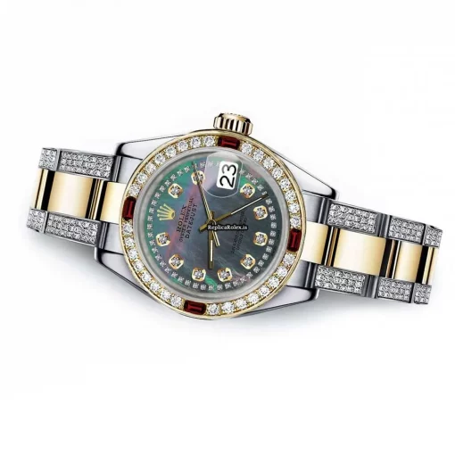 Great Clone Rolex Datejust 16013 Automatic Movement 36mm Gold/steel Case Mens/unisex Watch - Image 2