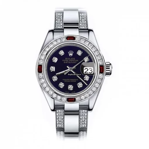 Incredible Imitation Rolex Oyster Perpetual Lady Date 69160 Automatic Movement 26mm Steel Case Womens Watch