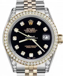 Fantastic Fake Rolex Lady-datejust 69173 Automatic Movement 26mm Gold/steel Case Womens Watch
