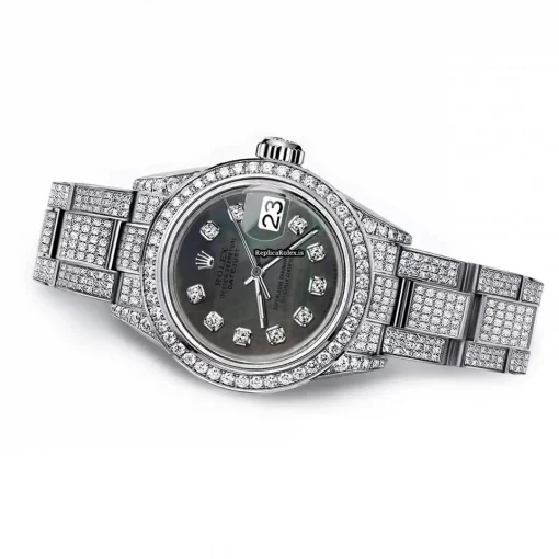Lovely Fake Rolex Datejust 16030 Automatic Movement 36mm Steel Case Mens/unisex Watch - Image 2