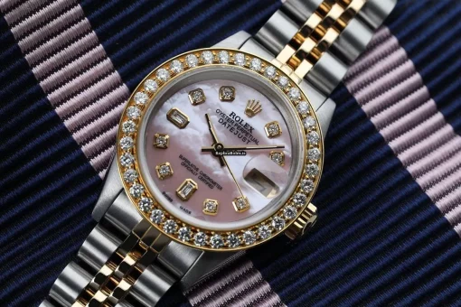 Awesome Knockoff Rolex Lady-datejust 69173 Automatic Movement 26mm Gold/steel Case Womens Watch