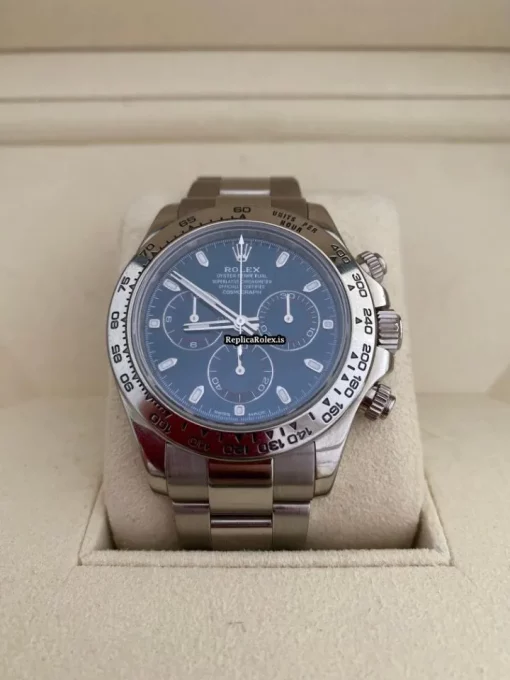 Design Replica Rolex Daytona 116509 Caliber 4130 Automatic Movement 40mm White Gold Case Mens/unisex Watch