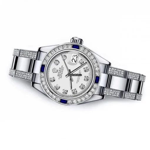 Amazing Fake Rolex Lady-datejust 68274 Automatic Movement 31mm Steel Case Womens Watch - Image 2