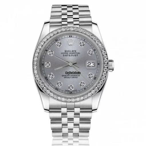 High-end Fake Rolex Datejust 16030 Automatic Movement 36mm Steel Case Mens/unisex Watch