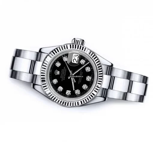 Fantastic Replica Rolex Lady-datejust 69173 Automatic Movement 31mm Steel Case Womens Watch - Image 2