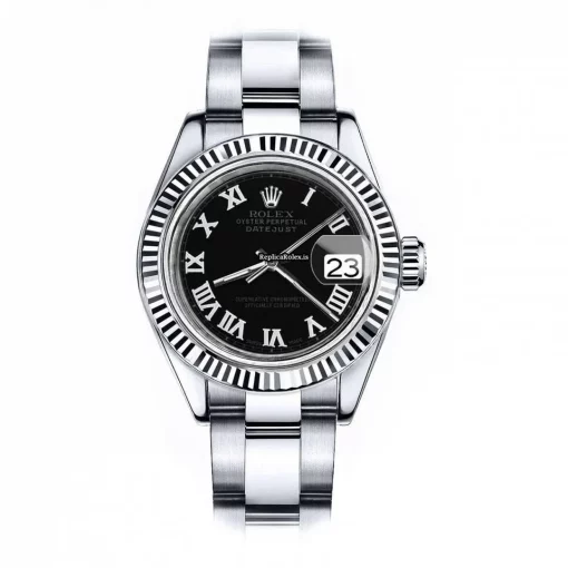 Fantastic Replica Rolex Lady-datejust 69173 Automatic Movement 31mm Steel Case Womens Watch - Image 9