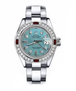 Offering Copy Rolex Oyster Perpetual Lady Date 69160 Automatic Movement 26mm Steel Case Womens Watch