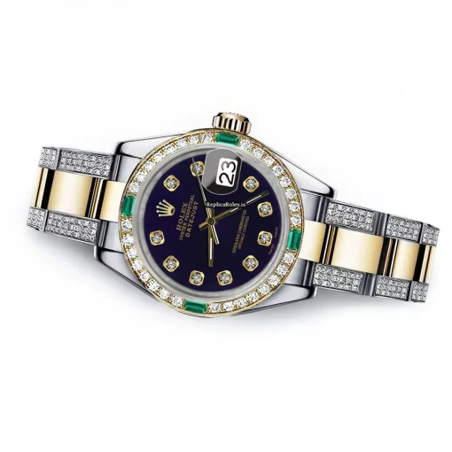 Wonderful Replica Rolex Lady-datejust 68273 Automatic Movement 31mm Gold/steel Case Womens Watch - Image 2