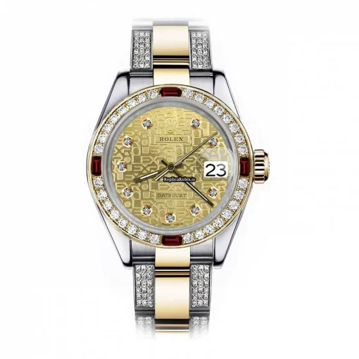 Remarkable Replica Rolex Datejust 16013 Automatic Movement 36mm Gold/steel Case Mens/unisex Watch