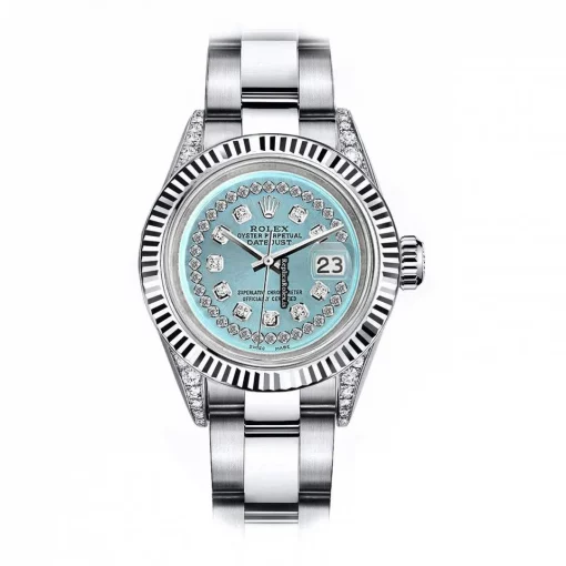 Unique Fake Rolex Oyster Perpetual Lady Date 69160 Automatic Movement 26mm Steel Case Womens Watch
