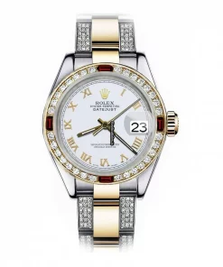 Affordable Imitation Rolex Lady-datejust 69173 Automatic Movement 26mm Gold/steel Case Womens Watch
