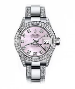 Superior Replica Rolex Oyster Perpetual Lady Date 69160 Automatic Movement 26mm Steel Case Womens Watch