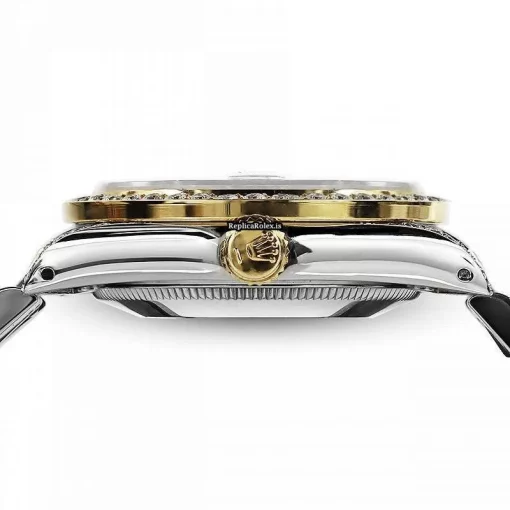 Luxury Knockoff Rolex Lady-datejust 69173 Automatic Movement 26mm Gold/steel Case Womens Watch - Image 3