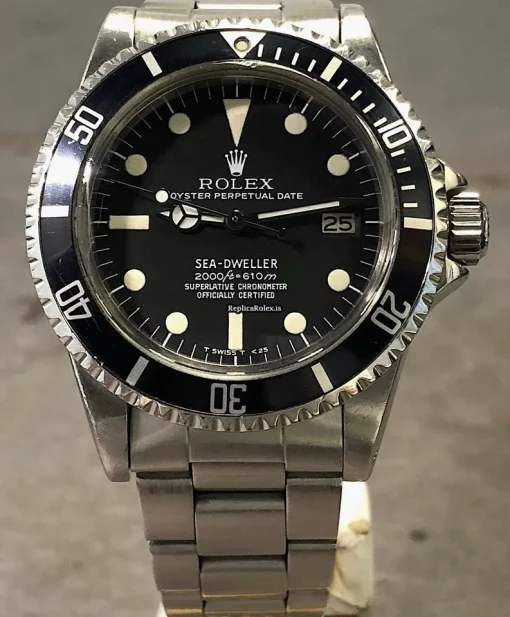Terrific Replica Rolex Sea-dweller 1665 Automatic Movement 40mm Steel Case Mens/unisex Watch - Image 2