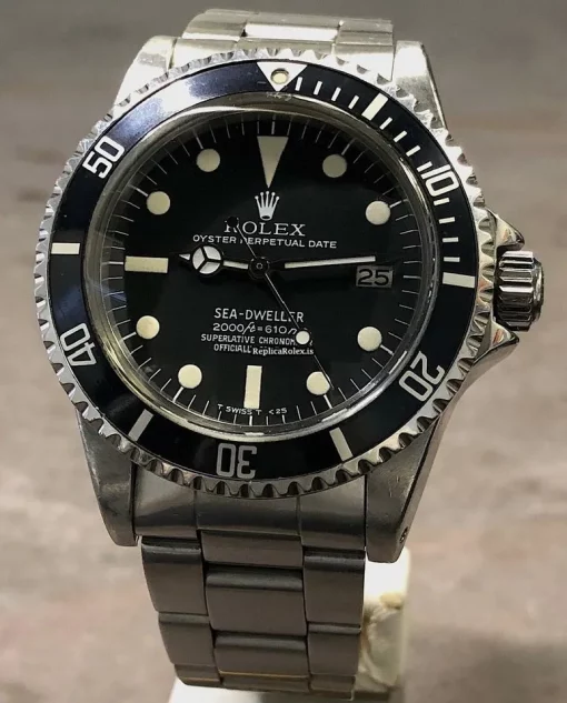 Terrific Replica Rolex Sea-dweller 1665 Automatic Movement 40mm Steel Case Mens/unisex Watch - Image 3