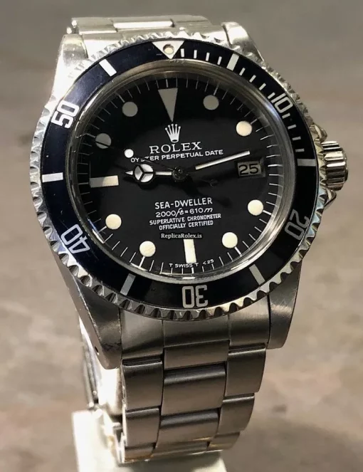 Terrific Replica Rolex Sea-dweller 1665 Automatic Movement 40mm Steel Case Mens/unisex Watch - Image 4