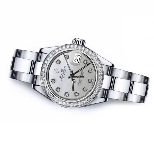 Nice Fakes Rolex Lady-datejust 68274 Automatic Movement 31mm Steel Case Womens Watch - Image 3