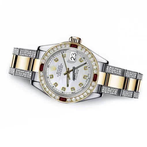 Excellent Replica Rolex Datejust 16013 Automatic Movement 36mm Gold/steel Case Mens/unisex Watch - Image 2