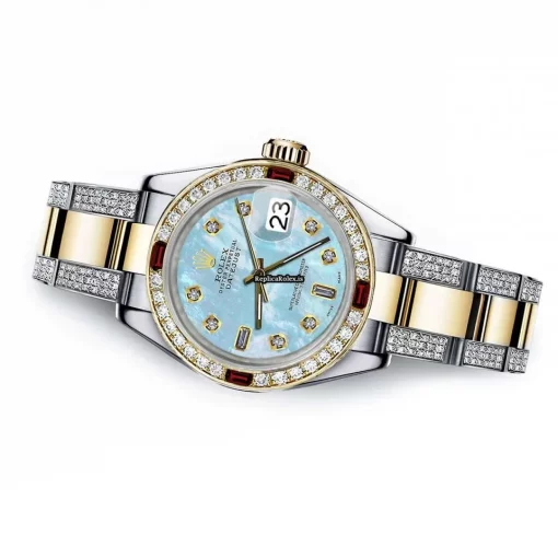Lovely Copy Rolex Datejust 16013 Automatic Movement 36mm Gold/steel Case Mens/unisex Watch - Image 2