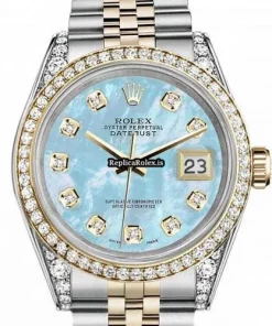 Trustworthy Fake Rolex Lady-datejust 69173 Automatic Movement 26mm Gold/steel Case Womens Watch