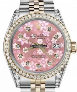 Wholesale Replica Rolex Lady-datejust 69173 Automatic Movement 26mm Gold/steel Case Womens Watch