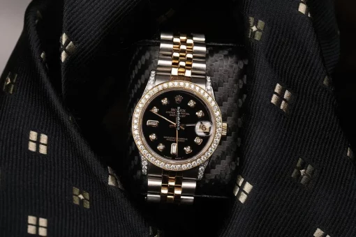 Pleasing Fake Rolex Lady-datejust 68274 Automatic Movement 31mm Gold/steel Case Womens Watch - Image 8