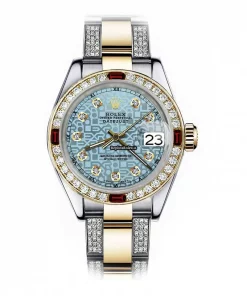 Nice Replica Rolex Lady-datejust 68273 Automatic Movement 31mm Gold/steel Case Womens Watch
