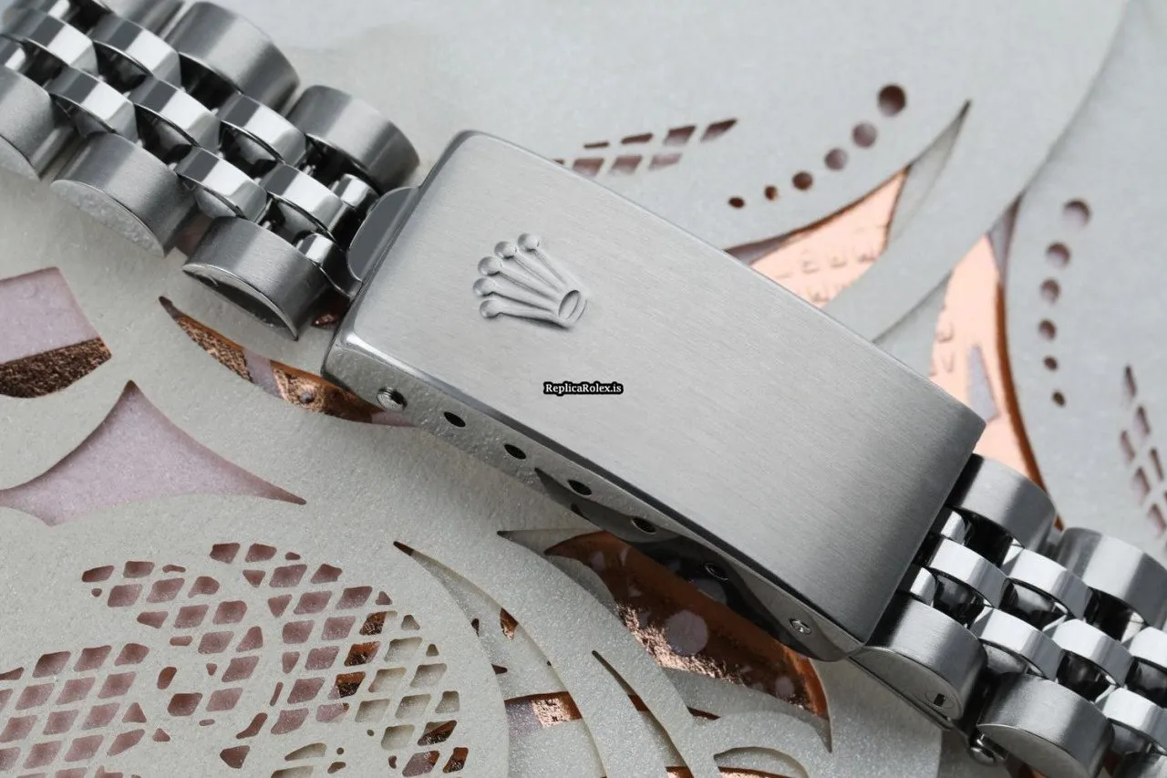 Cheap Replica Rolex Oyster Perpetual Lady Date 69160 Automatic Movement 26mm Steel Case Womens Watch - Image 5