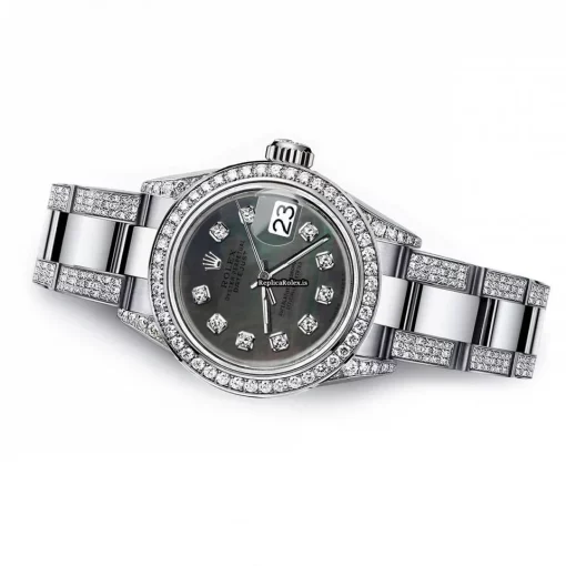 Amazing Fakes Rolex Lady-datejust 68274 Automatic Movement 31mm Steel Case Womens Watch - Image 3