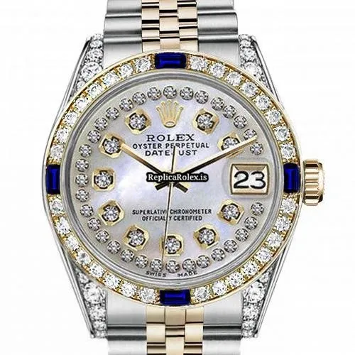 Top Replica Rolex Lady-datejust 69173 Automatic Movement 26mm Gold/steel Case Womens Watch