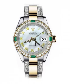 Appealing Copies Rolex Lady-datejust 68273 Automatic Movement 31mm Gold/steel Case Womens Watch