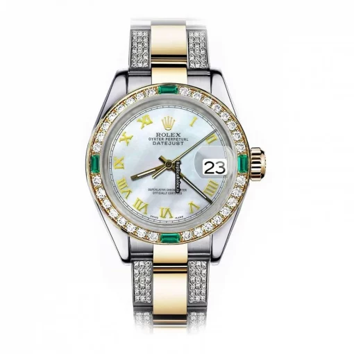 Appealing Copies Rolex Lady-datejust 68273 Automatic Movement 31mm Gold/steel Case Womens Watch