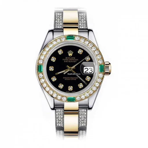 Stylish Copy Rolex Datejust 16013 Automatic Movement 36mm Gold/steel Case Mens/unisex Watch