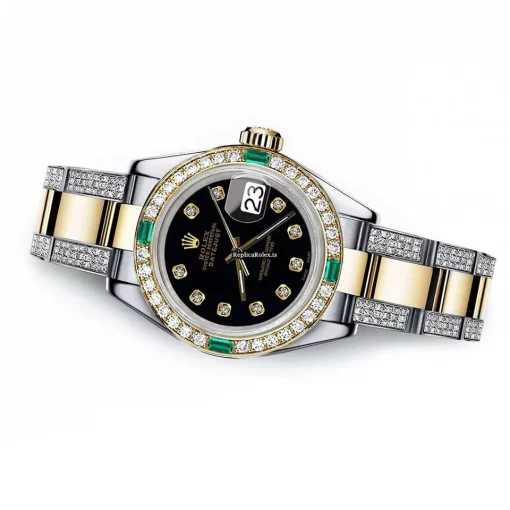 Stylish Copy Rolex Datejust 16013 Automatic Movement 36mm Gold/steel Case Mens/unisex Watch - Image 2