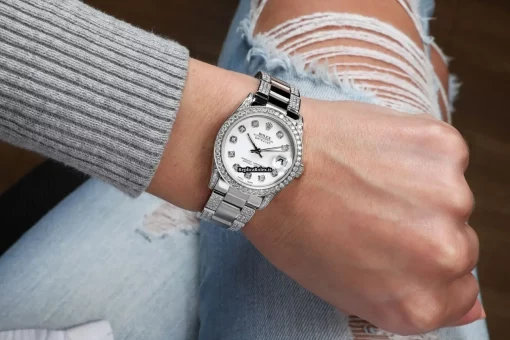 Epic Replica Rolex Lady-datejust 68274 Automatic Movement 31mm Steel Case Womens Watch - Image 5