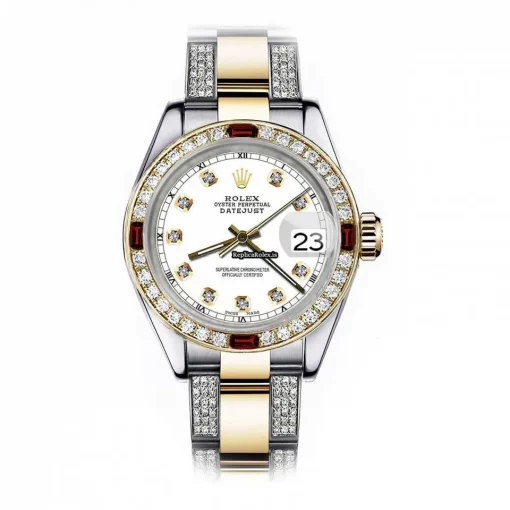 Excellent Replica Rolex Datejust 16013 Automatic Movement 36mm Gold/steel Case Mens/unisex Watch
