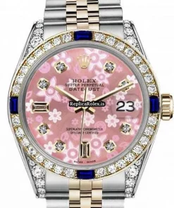 Incredible Fake Rolex Lady-datejust 68273 Automatic Movement 31mm Gold/steel Case Womens Watch