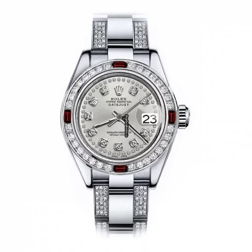High-end Fake Rolex Lady-datejust 68274 Automatic Movement 31mm Steel Case Womens Watch