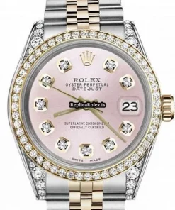 Lovely Replica Rolex Lady-datejust 68274 Automatic Movement 31mm Gold/steel Case Womens Watch