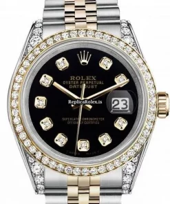 Best Fake Rolex Lady-datejust 68274 Automatic Movement 31mm Gold/steel Case Womens Watch