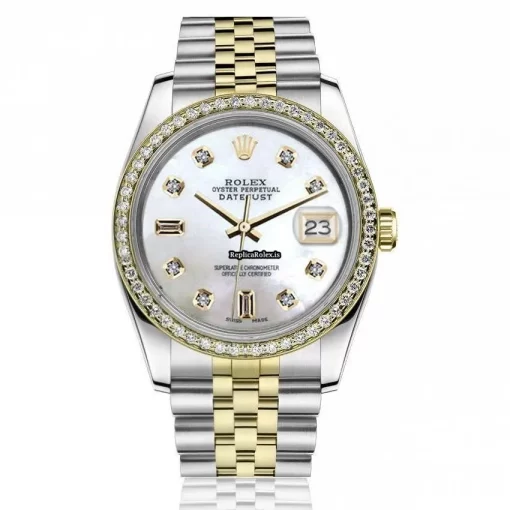 Quality Fake Rolex Lady-datejust 68274 Automatic Movement 31mm Gold/steel Case Womens Watch