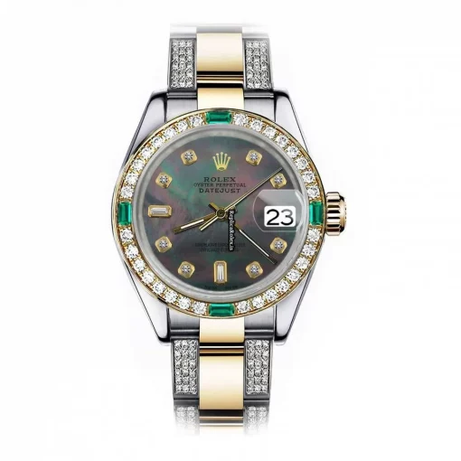 Affordable Replicas Rolex Lady-datejust 68273 Automatic Movement 31mm Gold/steel Case Womens Watch