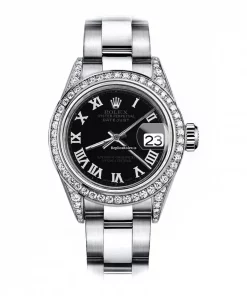 Fantastic Fake Rolex Oyster Perpetual Lady Date 69160 Automatic Movement 26mm Steel Case Womens Watch