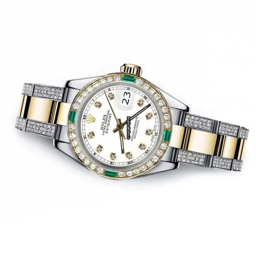 Pleasing Replica Rolex Datejust 16013 Automatic Movement 36mm Gold/steel Case Mens/unisex Watch - Image 2