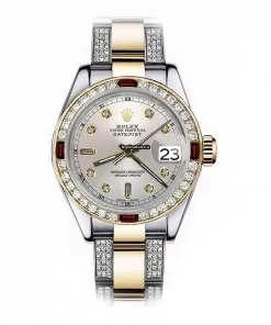 Superior Fakes Rolex Lady-datejust 69173 Automatic Movement 26mm Gold/steel Case Womens Watch