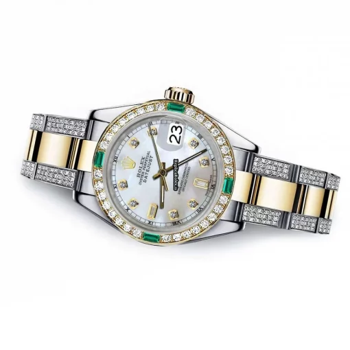 Swiss Replica Rolex Datejust 16013 Automatic Movement 36mm Gold/steel Case Mens/unisex Watch - Image 2