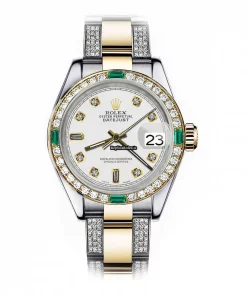 Incredible Fake Rolex Lady-datejust 68273 Automatic Movement 31mm Gold/steel Case Womens Watch