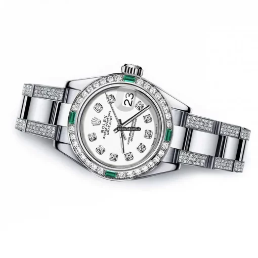 Great Fake Rolex Lady-datejust 68274 Automatic Movement 31mm Steel Case Womens Watch - Image 2